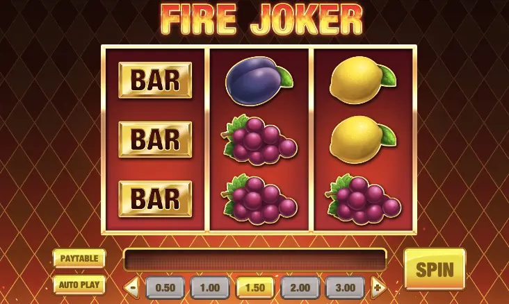 Символи слота Fire Joker
