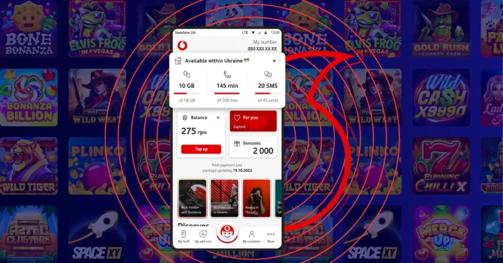 Популярні слоти з можливістю депозиту через Vodafone