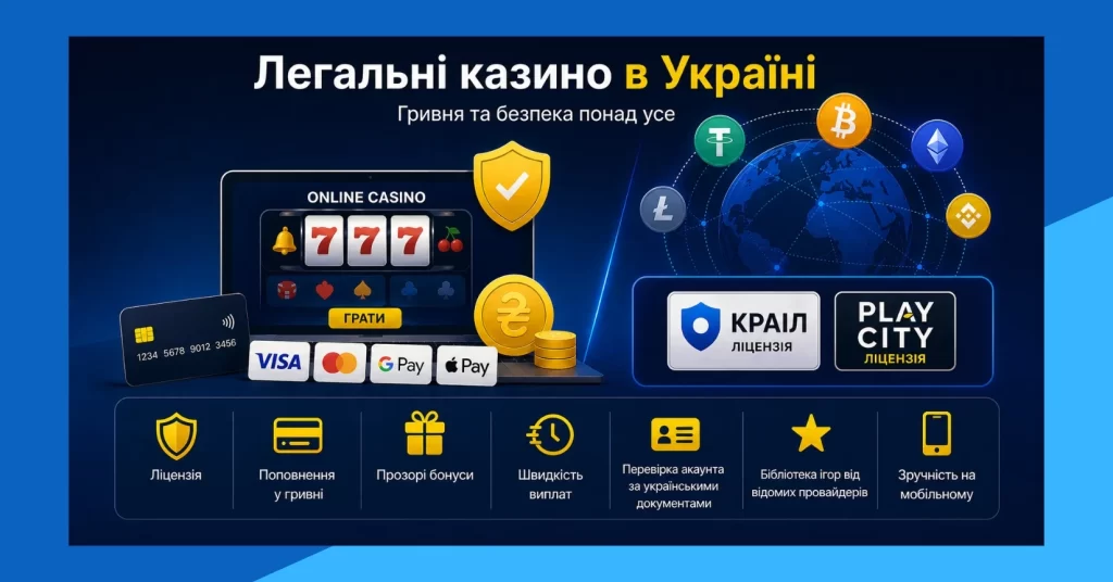 казино на гривні